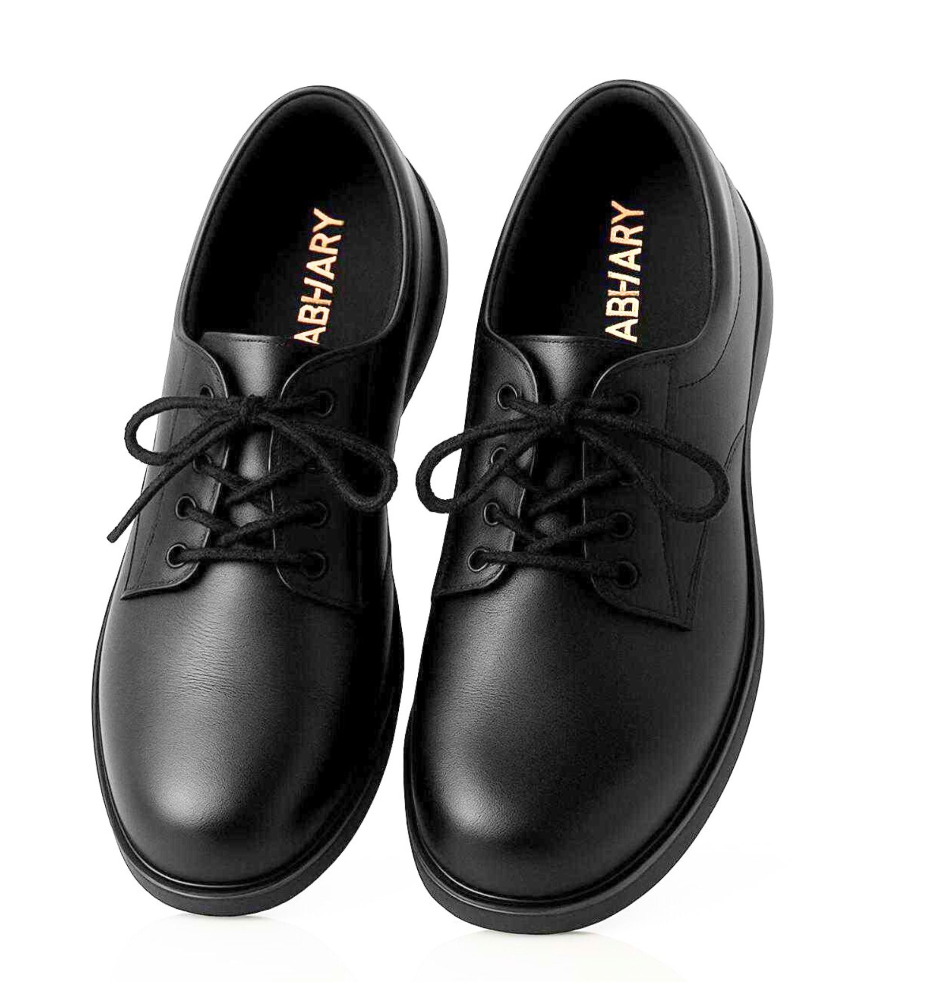 Lace-Up Plain School Shoe 24